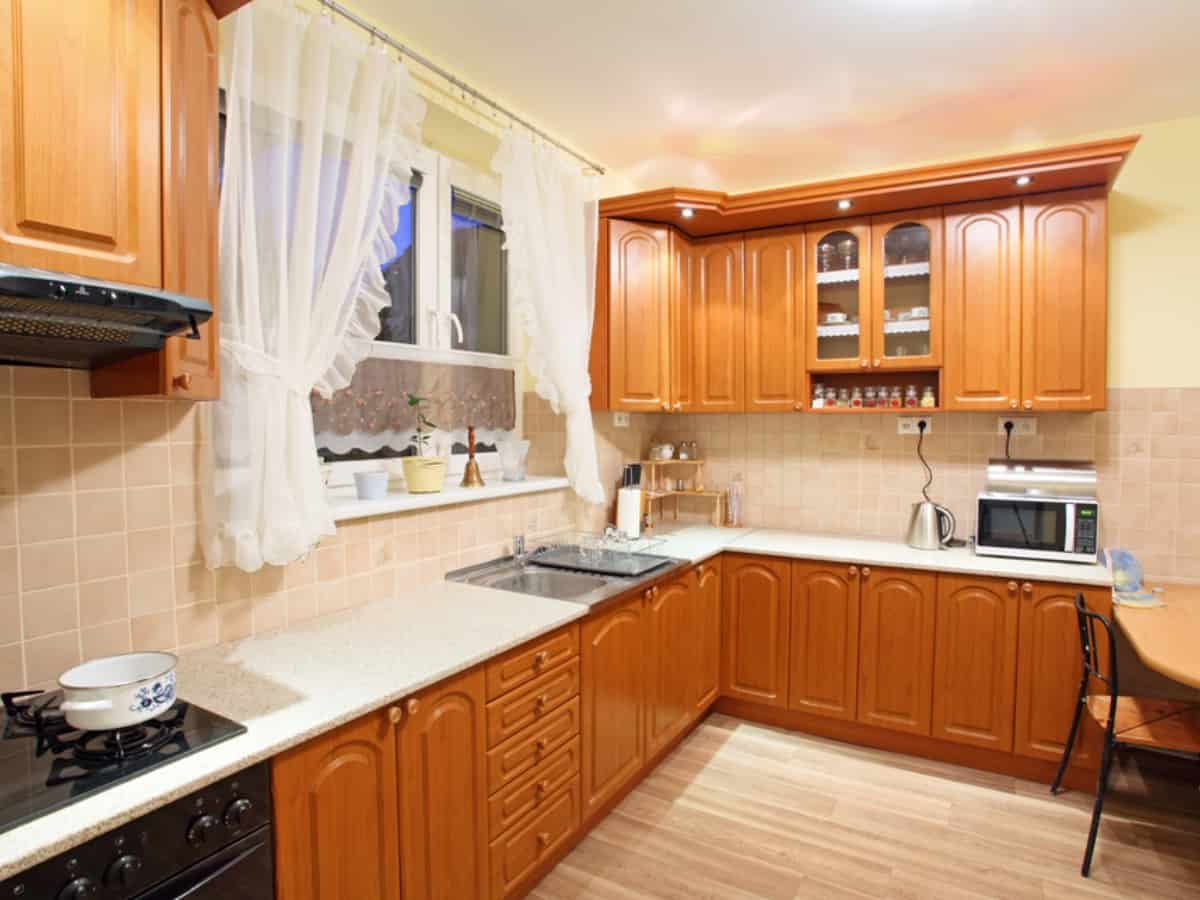 brown Kitchen Cabinets